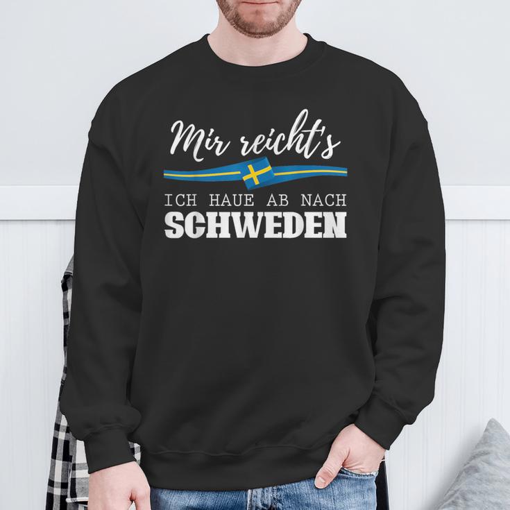 Mir Reichts Ich Haue Ab Nach Sweden Sweatshirt Geschenke für alte Männer