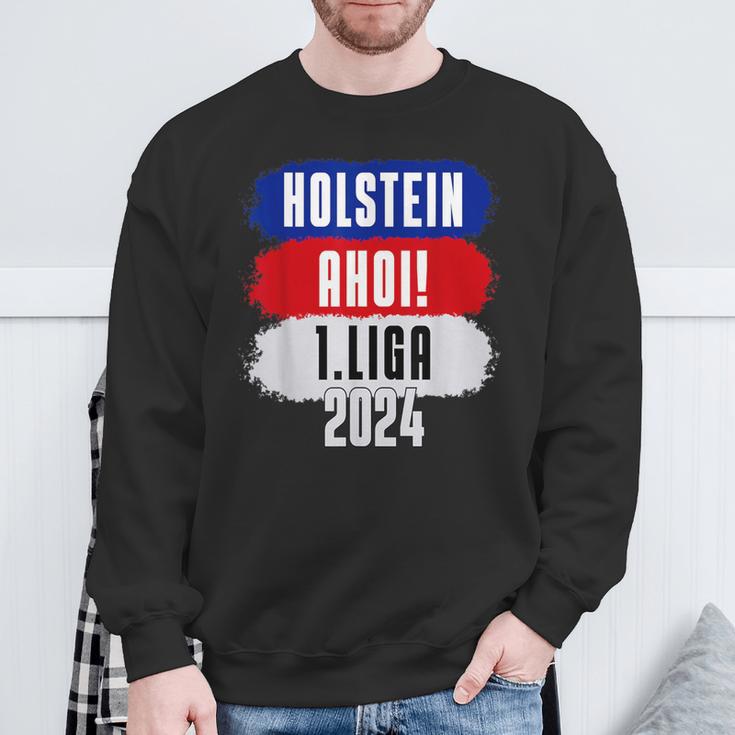 Moin 1Liga 2024 Holstein Ahoi Aufstieg Kiel Fan Sweatshirt Geschenke für alte Männer