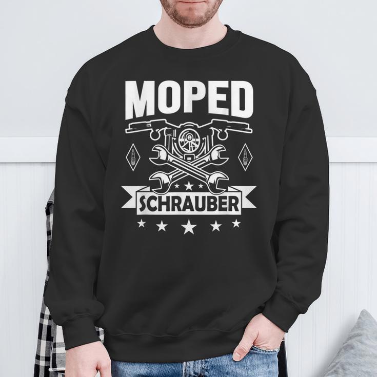 Moped Screwdriver Moped Driver Bicycle Motorcycle Spark Plug Sweatshirt Geschenke für alte Männer