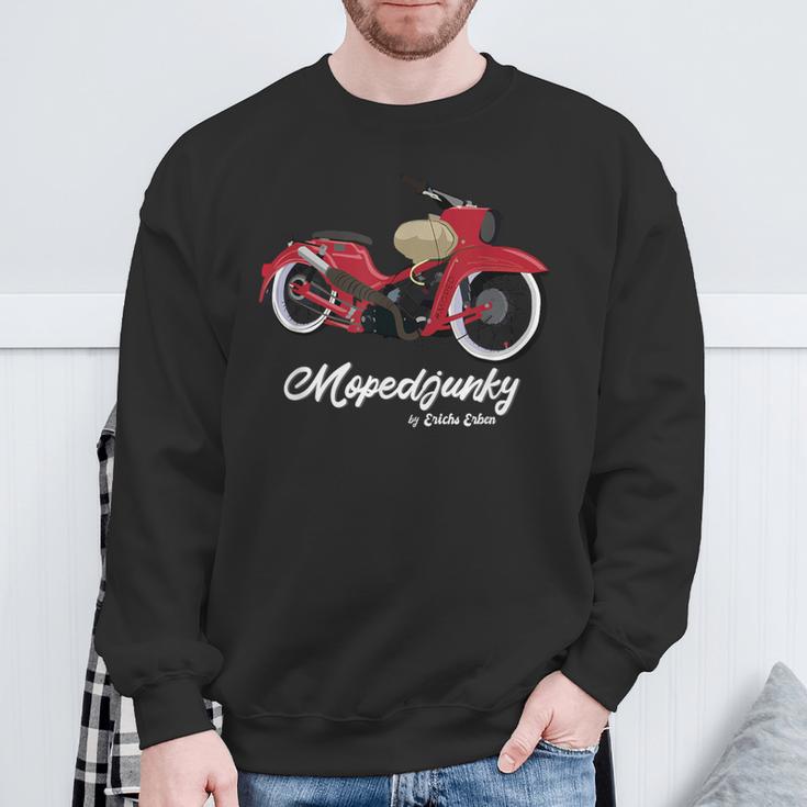 Mopedjunky Simson Star Sweatshirt Geschenke für alte Männer