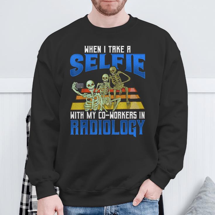 Mtra Radiology Selfie X-Ray Radiology Assistant Sweatshirt Geschenke für alte Männer