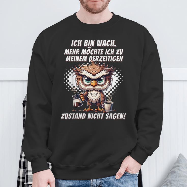 Müde Faul Ich Will Schlafen Pyjamas Morgenmuffel Sweatshirt Geschenke für alte Männer