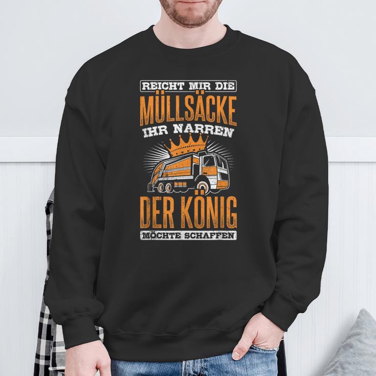 Müllmann Garbage Absorber Saying Garbage Car Müllmann Sweatshirt Geschenke für alte Männer