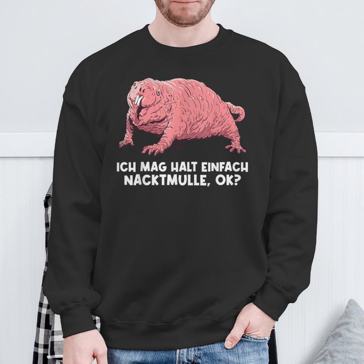 Naked Mull Ich Mag Halt Einfach Naktmulle Sweatshirt Geschenke für alte Männer