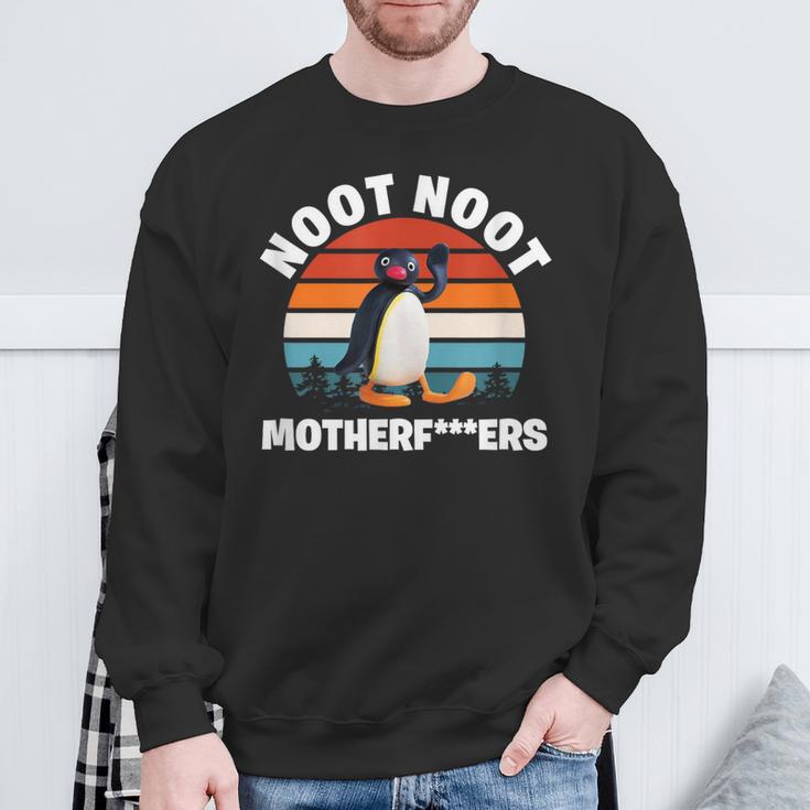 Noot Noot Penguin Lover intage Retro Sweatshirt Geschenke für alte Männer