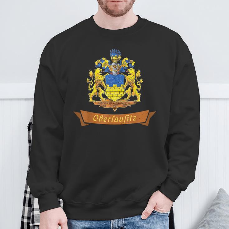 Oberlausitz Sächsisch Löbau Görlitz Dialect Lausitz Saxony Sweatshirt Geschenke für alte Männer