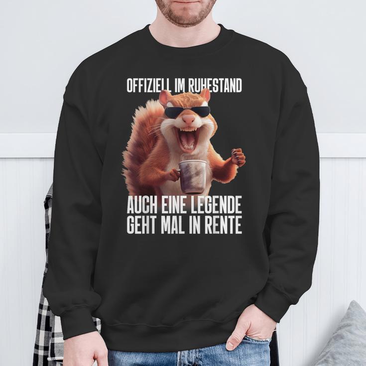 Offiziell Im Retirestand Auch Eine Legende Geht Mal In Retire Sweatshirt Geschenke für alte Männer