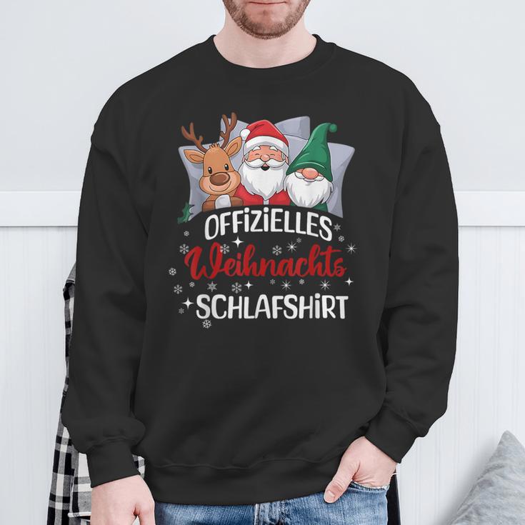 Offizielles Weihnachts Schlaf Lustig Familie Pyjama Sweatshirt Geschenke für alte Männer