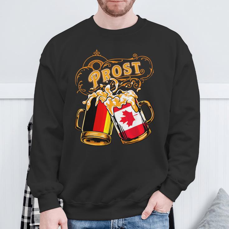 Oktoberfest Wiesn Prost Deutschland Canada Sweatshirt Geschenke für alte Männer