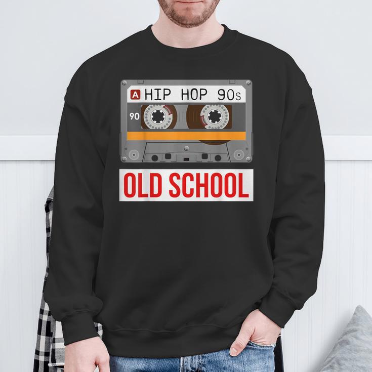 Old School Hip Hop Cassette Rap Music Lovers Sweatshirt Geschenke für alte Männer