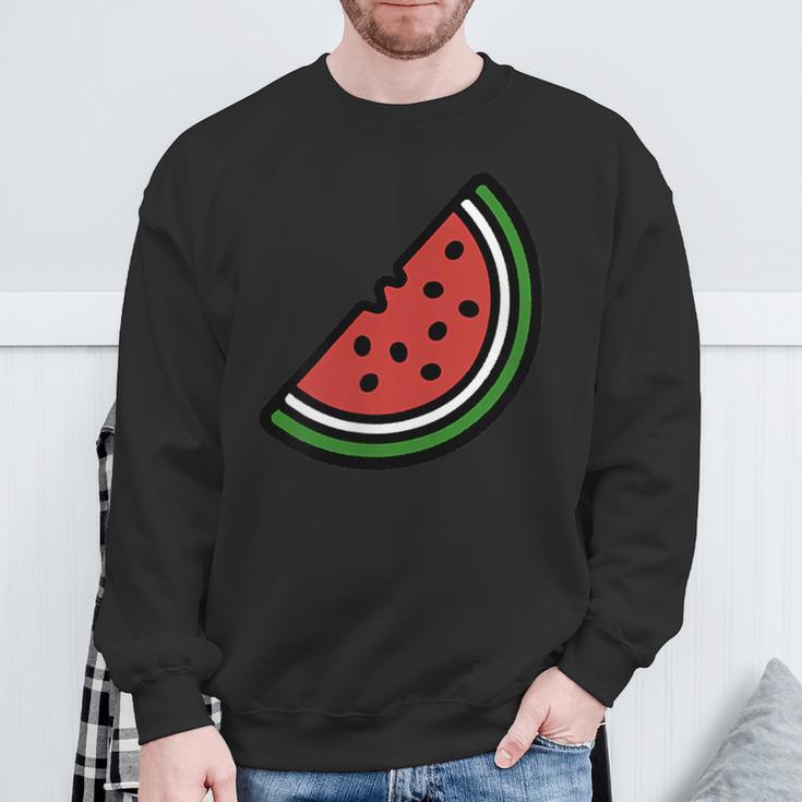 Palestine Watermelon Sweatshirt Geschenke für alte Männer