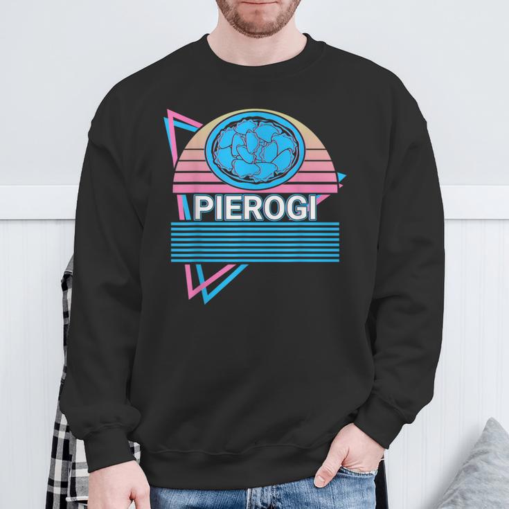 Pierogi Retro Sweatshirt Geschenke für alte Männer