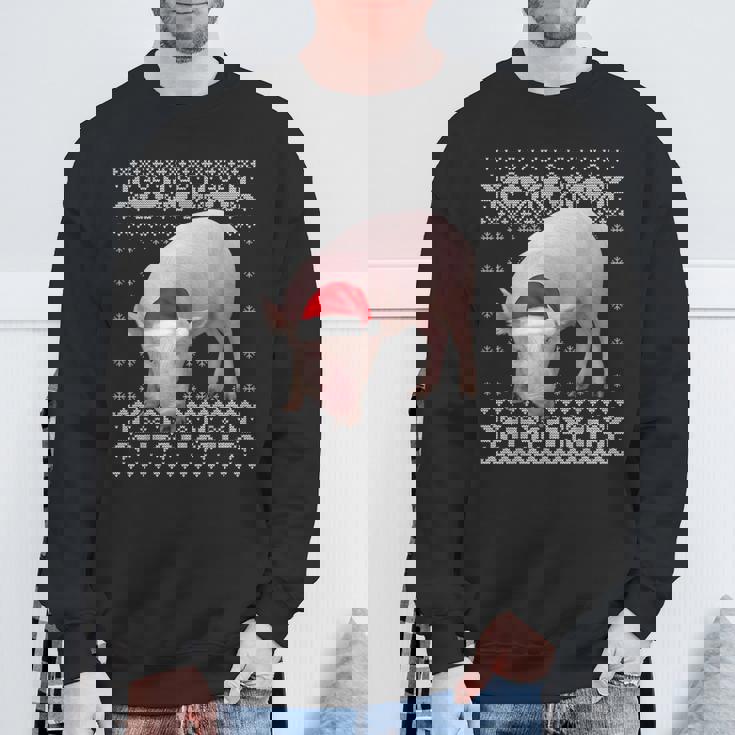 Pig Christmas Ugly Christmas Sweater Sweatshirt Gifts for Old Men