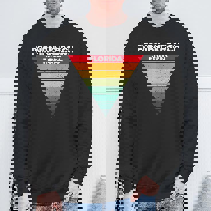 Pompano Beach Floridaille Natale De L'océan Atlantique État D'origine Sweater e Cadeaux pour les vieillards