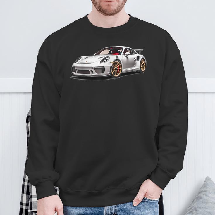 Porsc Gt 3 Rs Sports Car Coupe 911 Sweatshirt Geschenke für alte Männer