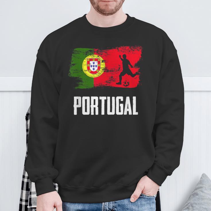 Portugal Flag Jersey Portuguese Soccer Team Portuguese Sweatshirt Geschenke für alte Männer