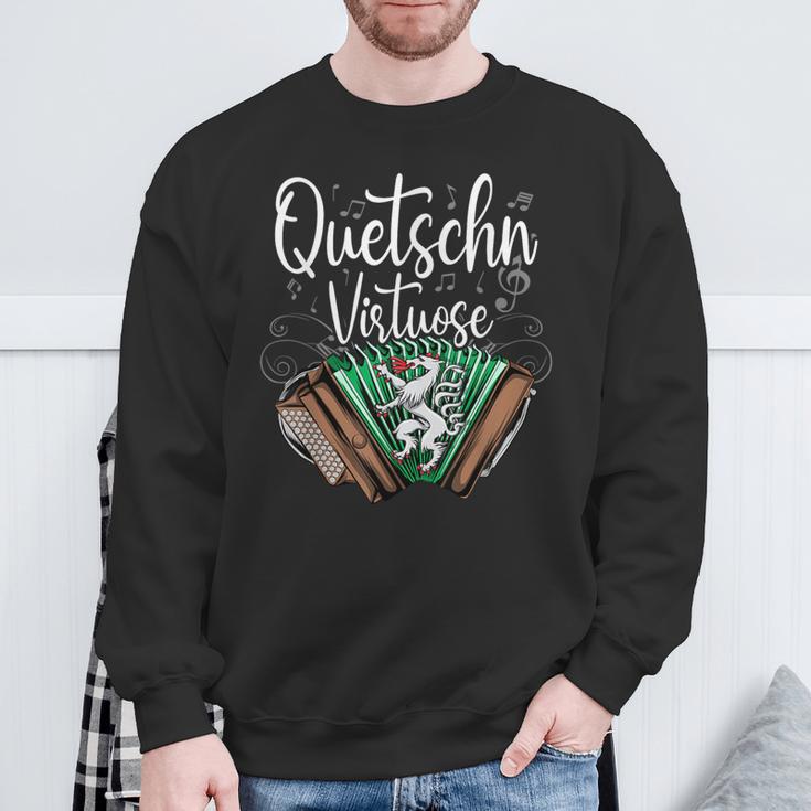 Quetschnirtuose Steiermark Steirian Harmonica Sweatshirt Geschenke für alte Männer