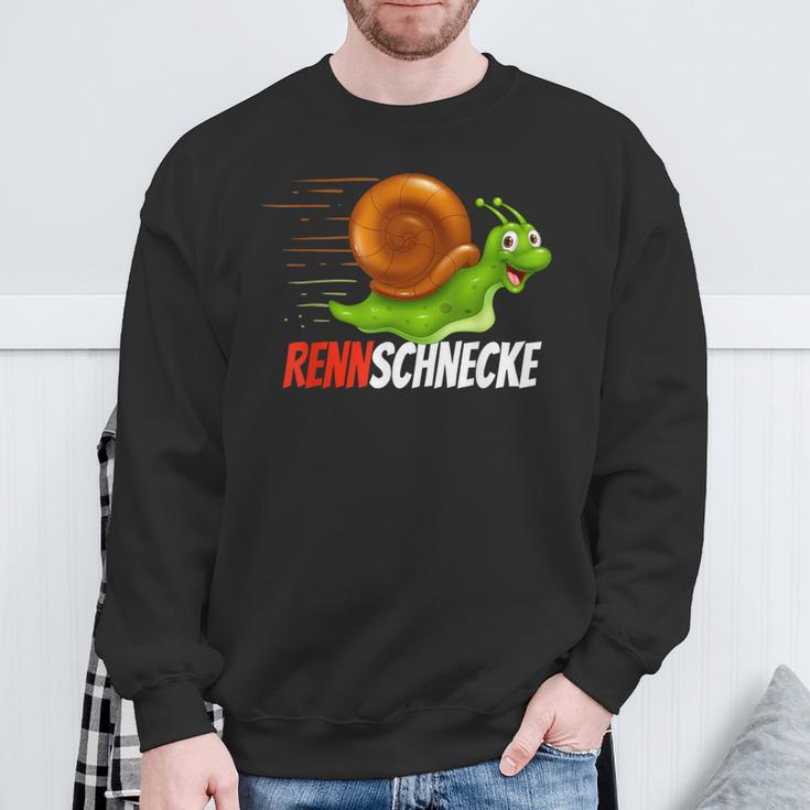 Racing Snail Jogging Runner Sweatshirt Geschenke für alte Männer