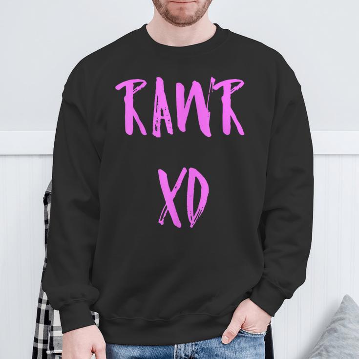 Rawr Emo Xd Scenester Scene Kid Sweatshirt Geschenke für alte Männer