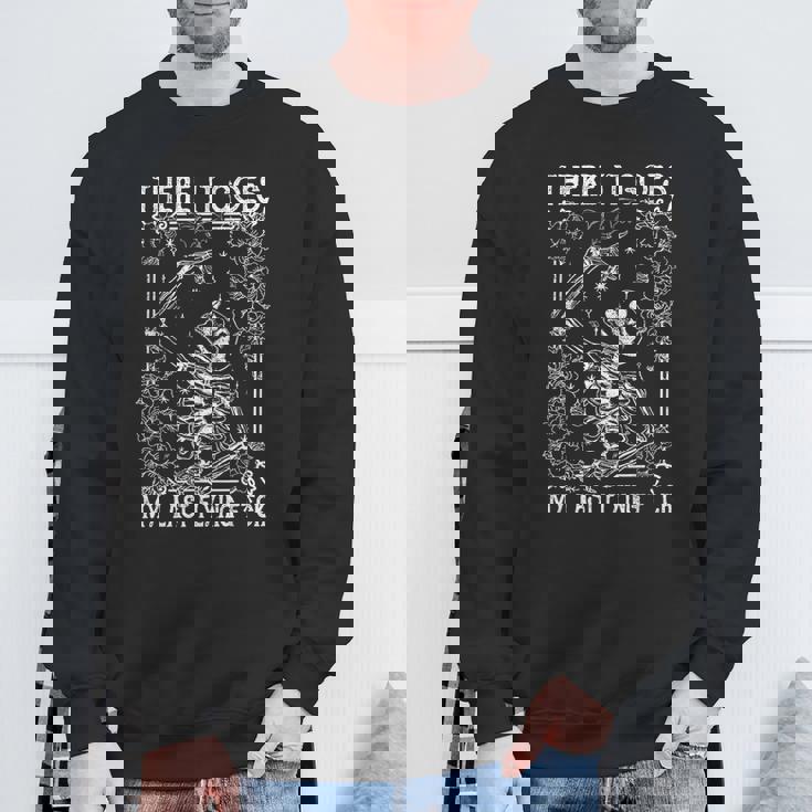 There It Goes My Last Flying Fuck Skeletons Halloween Sweatshirt Gifts for Old Men
