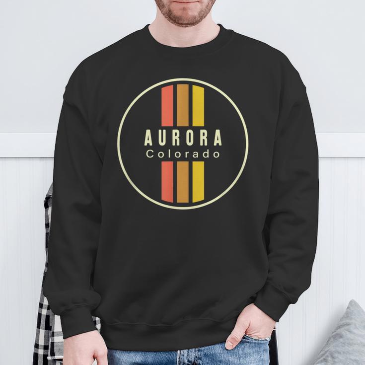 Retro Aurora Colorado Sweatshirt Geschenke für alte Männer