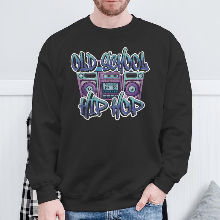 Retro Old School Hip Hop Graffiti Cassette 80S 90S Sweatshirt Geschenke für alte Männer