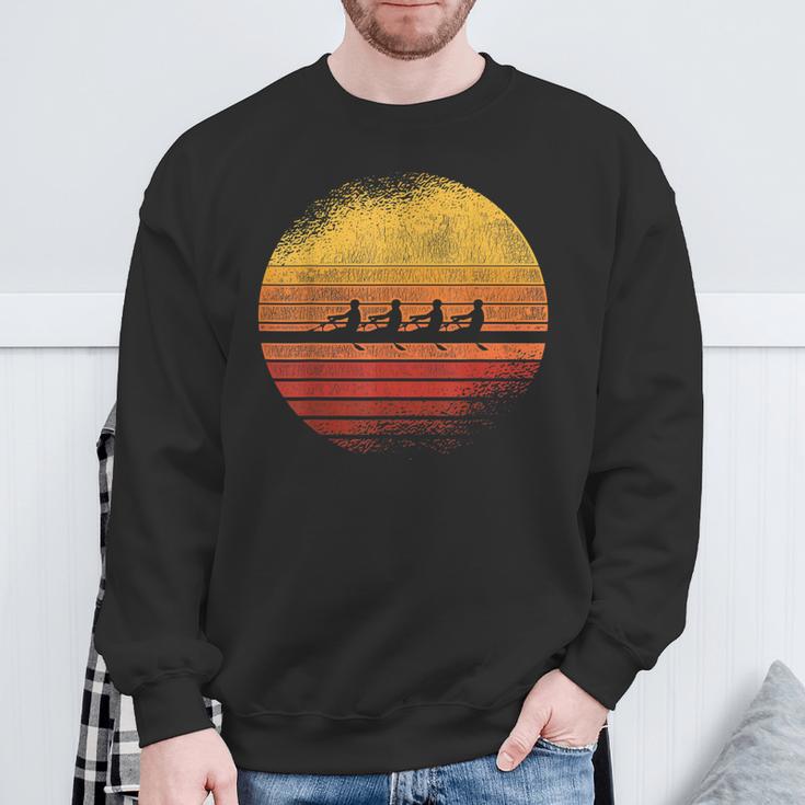 Retro Rudder Team Sweatshirt Geschenke für alte Männer