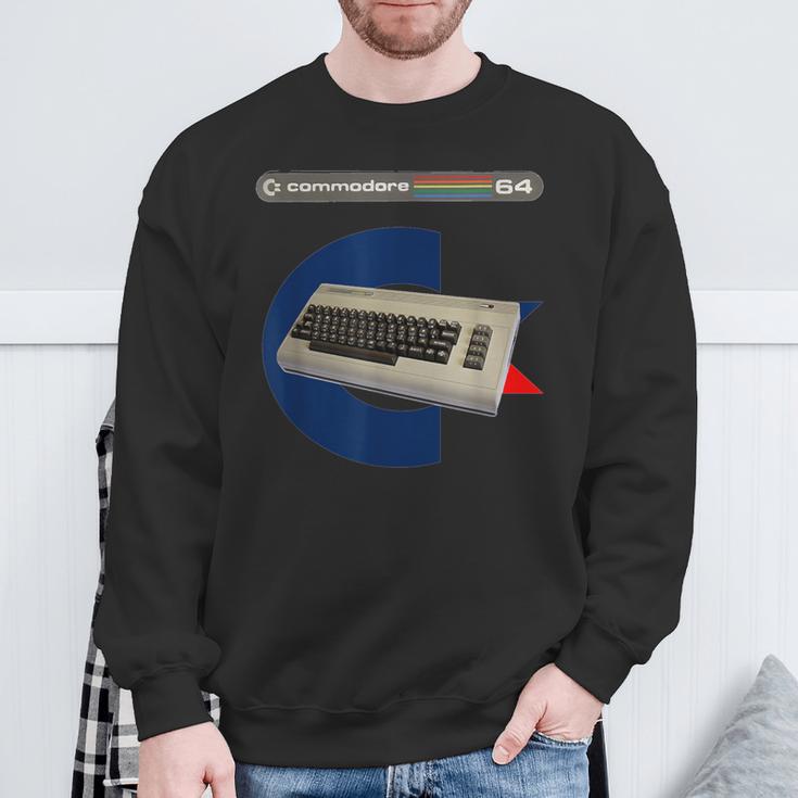 Retrointage Computer C64 Home Computer 80S Nerd Sweatshirt Geschenke für alte Männer