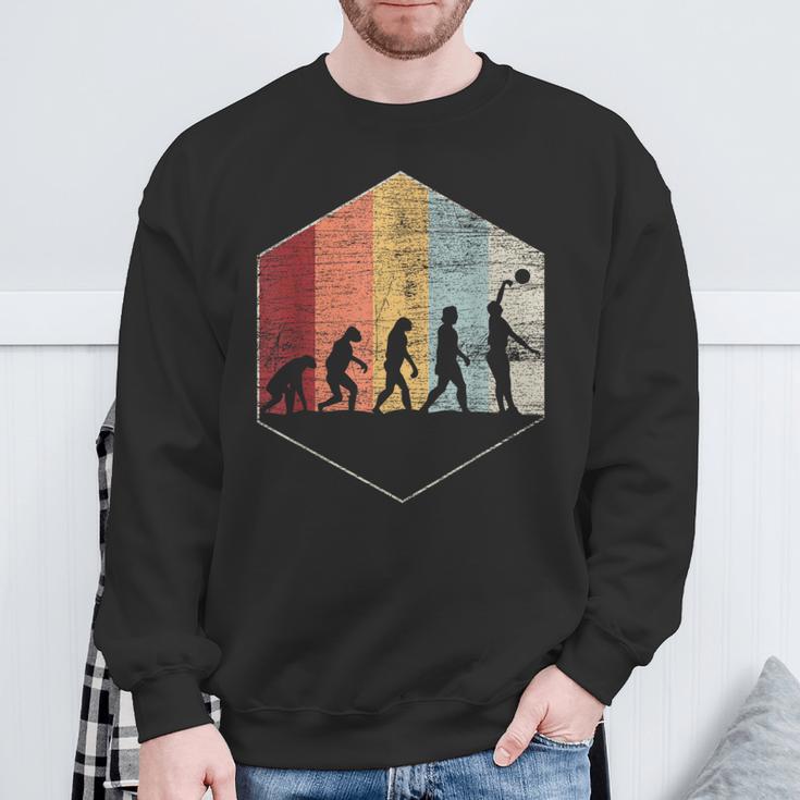 Retroolleyball Sweatshirt Geschenke für alte Männer