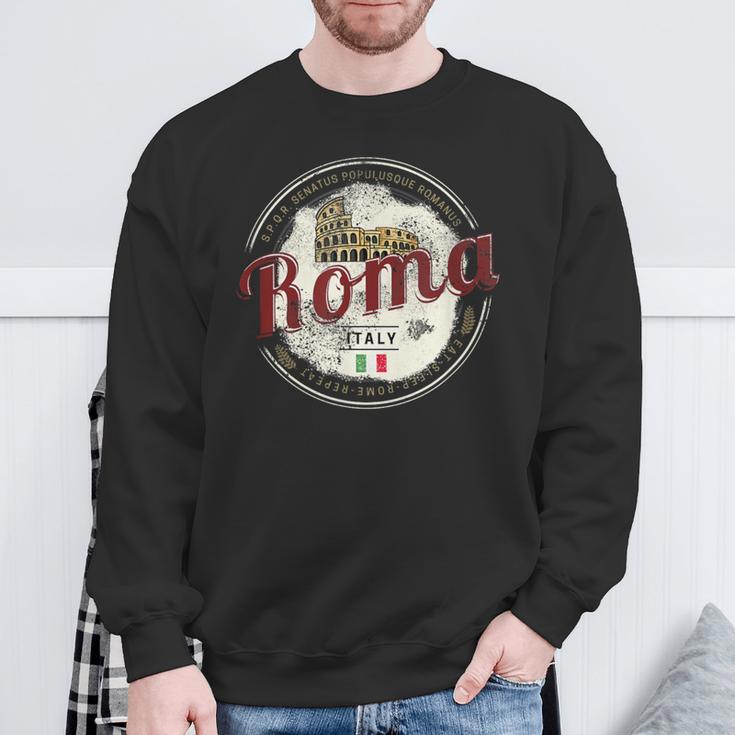 Rom Italien Kolosseumintage Souvenir S Sweatshirt Geschenke für alte Männer