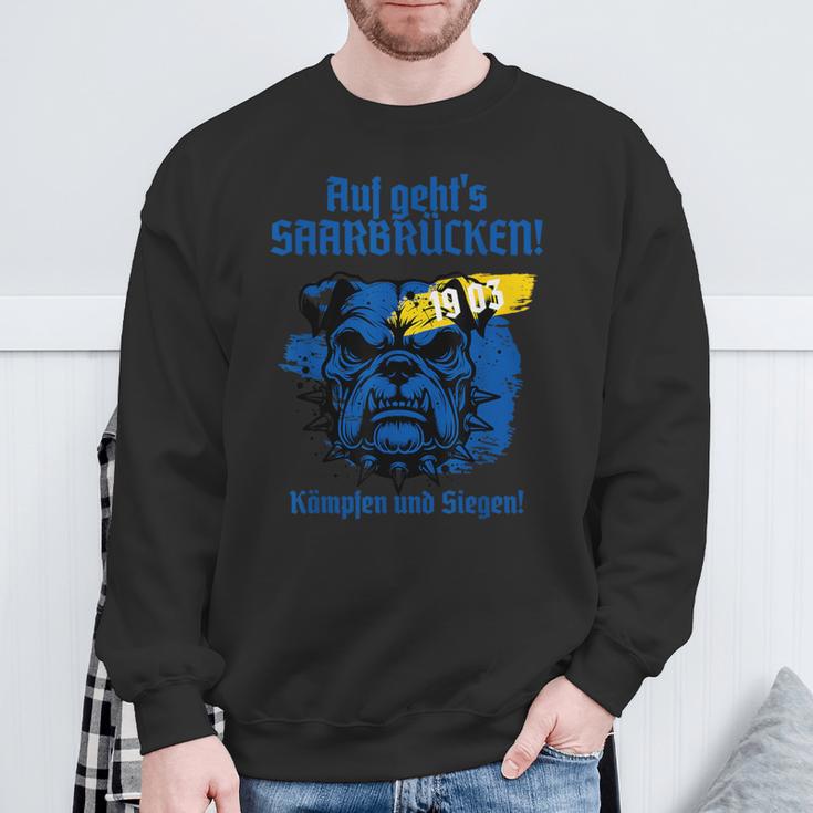 Saarbrücken Auf Geht's Fcs Fighting And Siegen Sweatshirt Geschenke für alte Männer