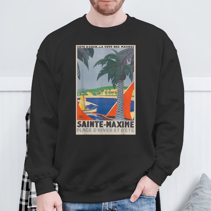 Sainte Maxime France Travel Sweatshirt Geschenke für alte Männer