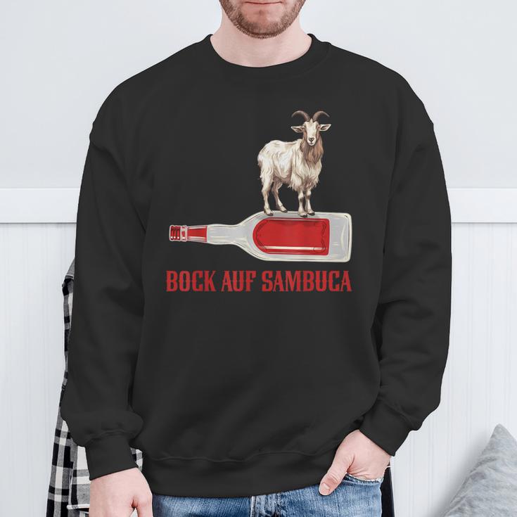 Sambuca Liköre Alkohol Bock Auf Sambuca Sweatshirt Geschenke für alte Männer