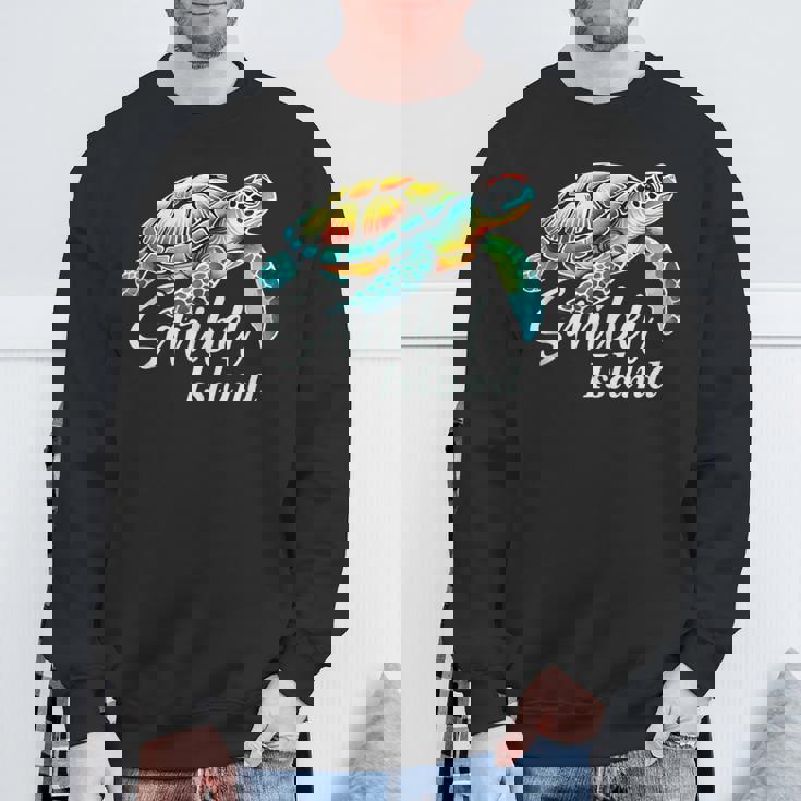 Sanibel Island Sea Turtle Sanibel Island Sweatshirt Gifts for Old Men
