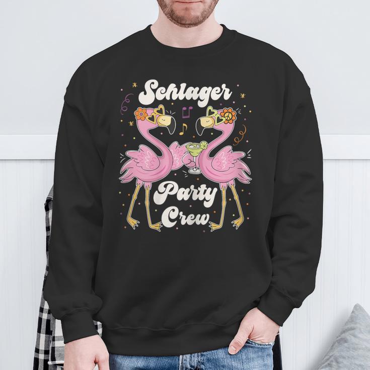 Schlager Party Crew Mädels Schlager Party Team Sweatshirt Geschenke für alte Männer