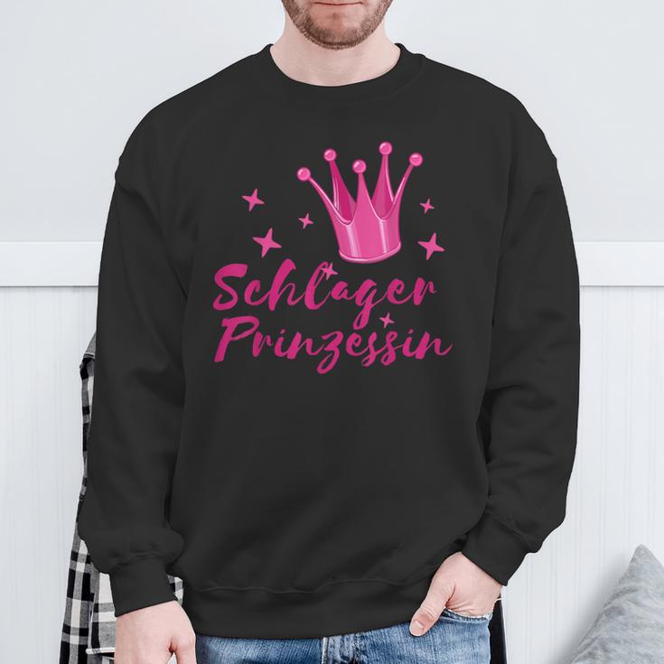 Schlagerprinzessin Schlager Prinzessin Schlagermusik Sweatshirt Geschenke für alte Männer