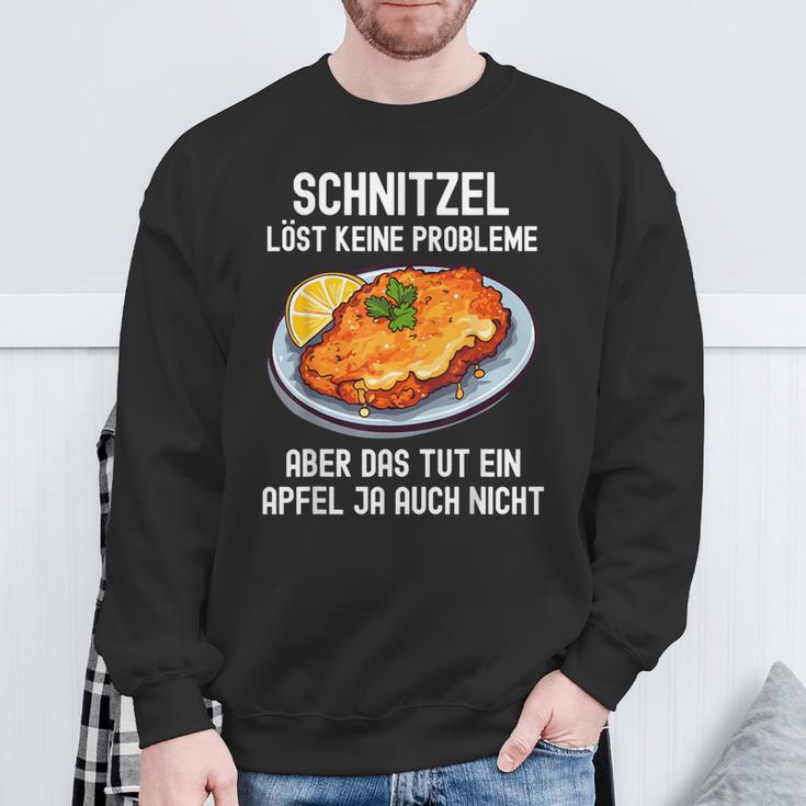 Schnitzel Löve Keine Probleme Question Schnitzel Sweatshirt Geschenke für alte Männer