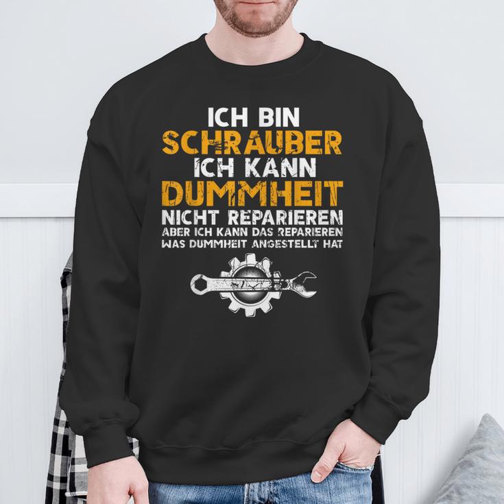 Schrauber Car Mechanic Mechatronics Sweatshirt Geschenke für alte Männer