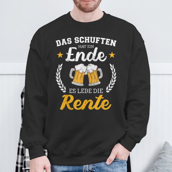 Schuften Hat Eine Ende Es Lebe Rente Für Rentner Ruhestand Sweatshirt Geschenke für alte Männer