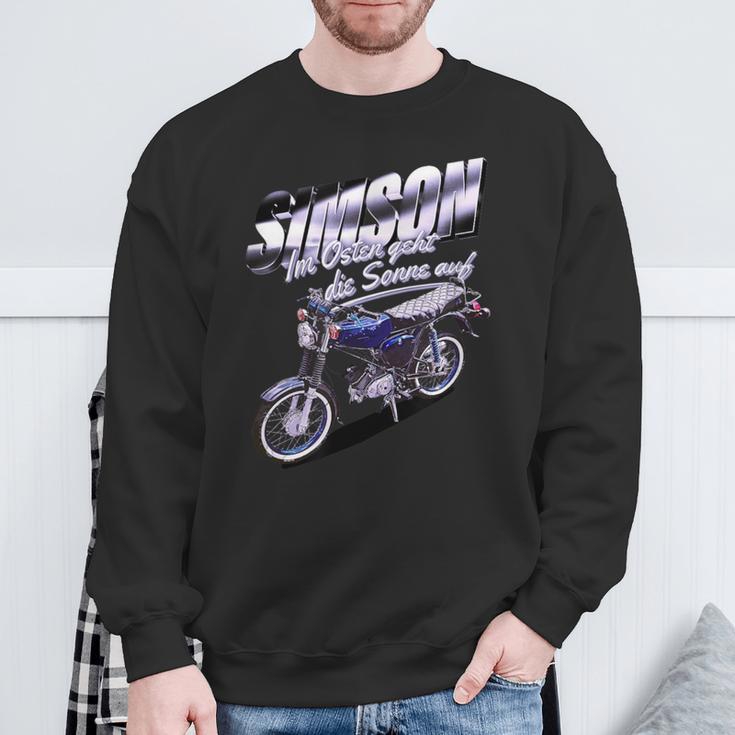 Simson Blue Sweatshirt Geschenke für alte Männer