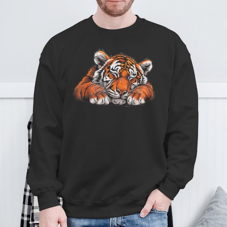 Sleeping Tiger I Tiger Children's Sweatshirt Geschenke für alte Männer