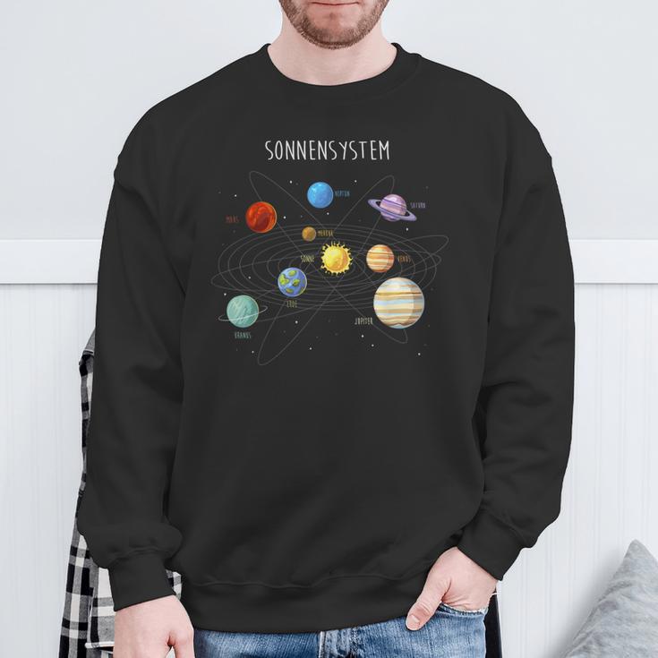 Solar System Planets Star System Sun & Universe Sweatshirt Geschenke für alte Männer