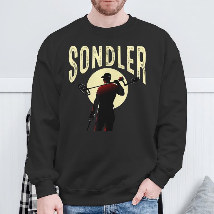 Sondler Aus Passion Sondel Metal Detector Probe Goer Sweatshirt Geschenke für alte Männer