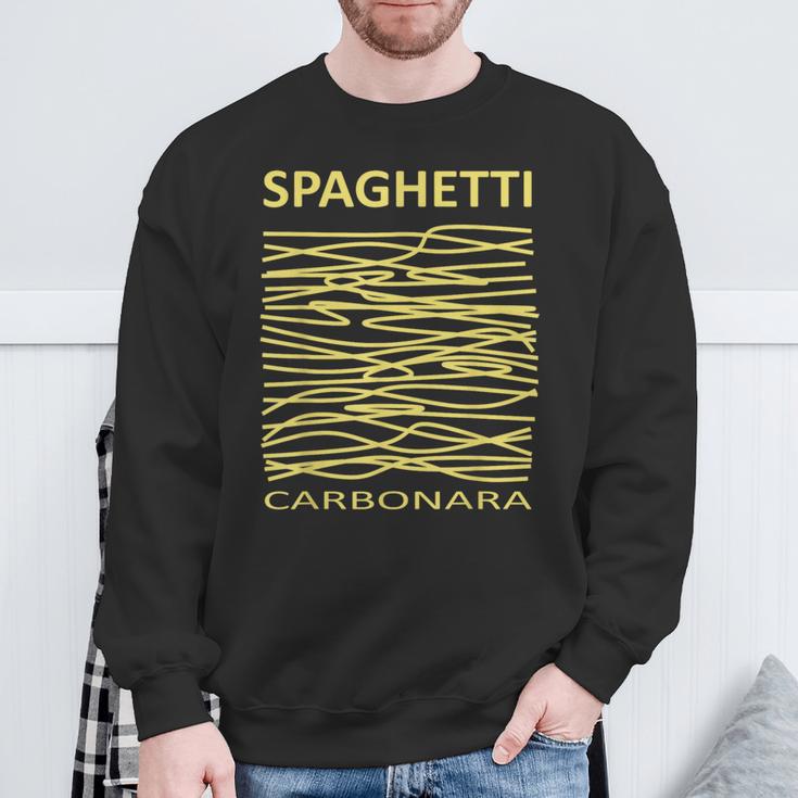 Spaghetti Carbonara For Pasta Lovers And Chefs Sweatshirt Geschenke für alte Männer