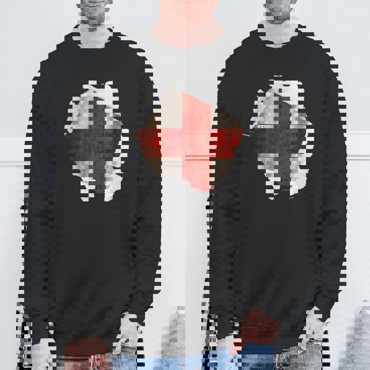St George's Flag England Flag St Georges Day English & Proud Sweatshirt Gifts for Old Men