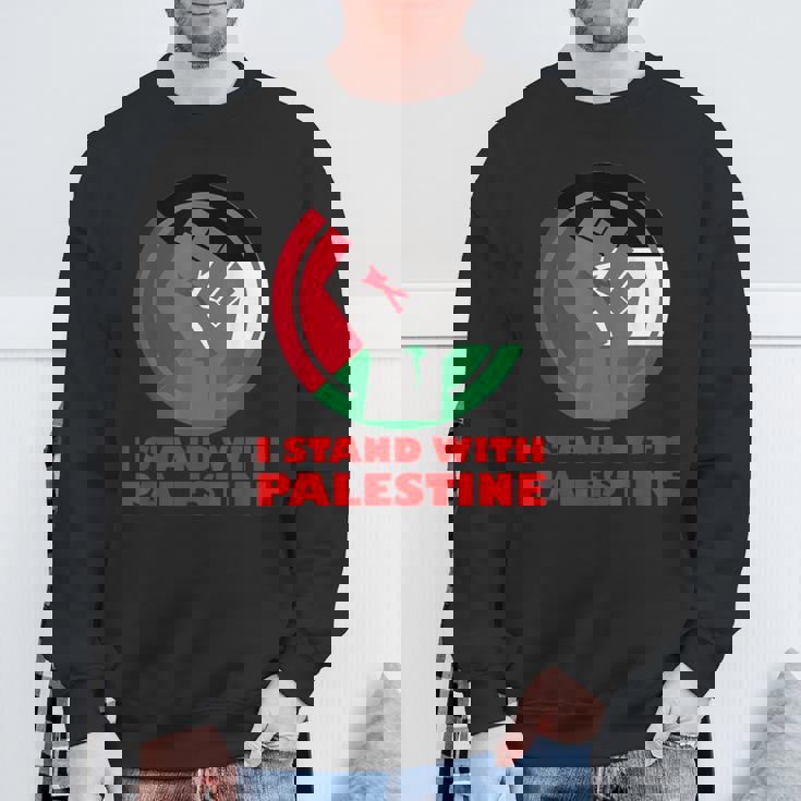 I Stand With Palestina L Palestina Libera Felpa Regalos para ancianos