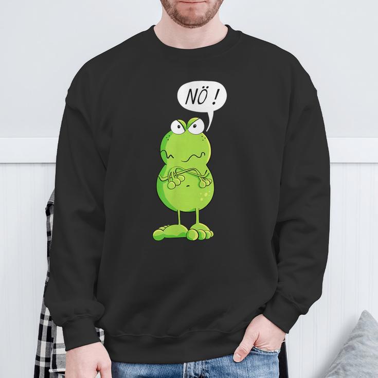 Statement Frog Nö Fun Sweatshirt Geschenke für alte Männer