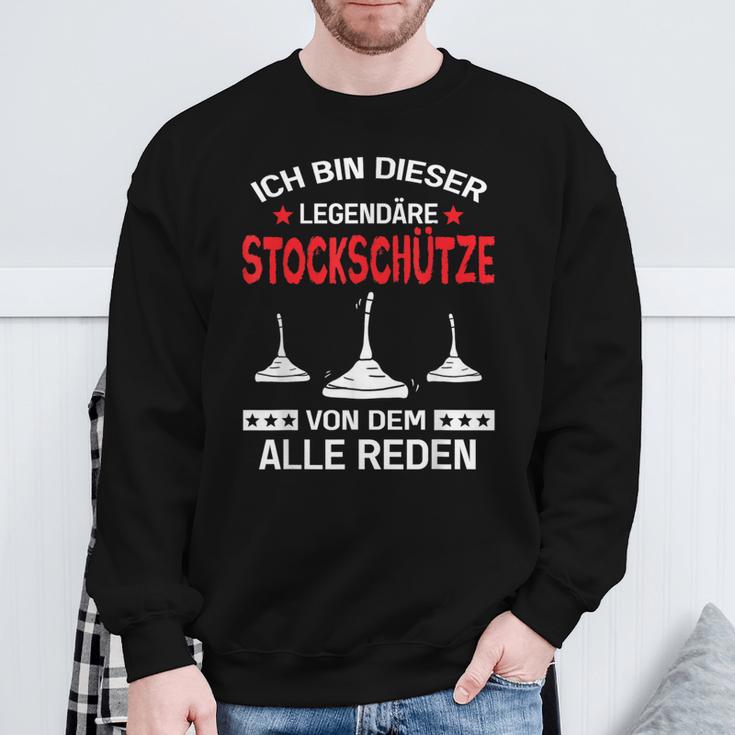 Stocksport Curling Sport Sweatshirt Geschenke für alte Männer