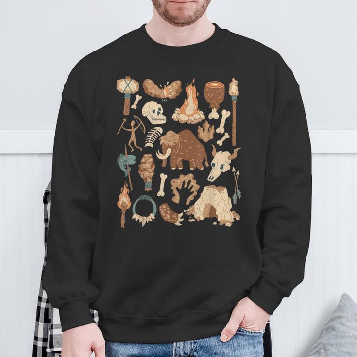 Stone Age Sweatshirt Geschenke für alte Männer