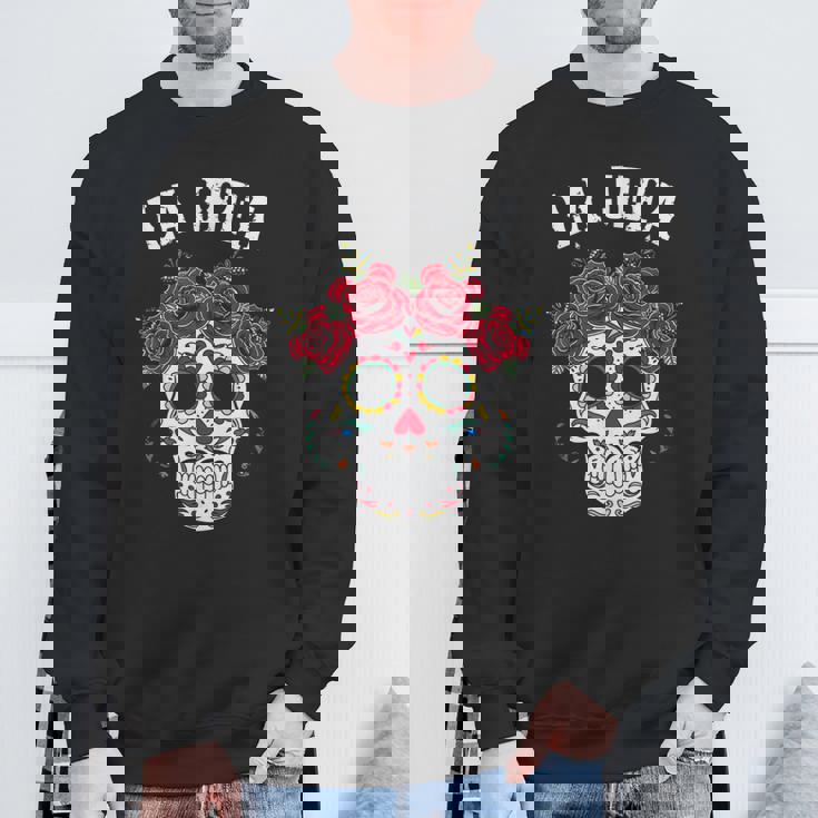 Sugar Skull Mexican Dia De Los Muertos Day Of The Dead Sweatshirt Gifts for Old Men